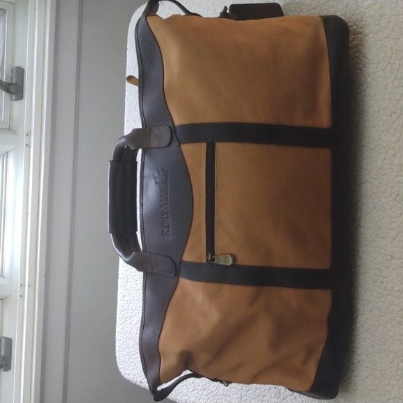 Remy Martin Leather and Canvas Tote/Travel Bag - Picture 4 of 16